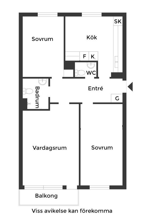 Bostadsrätt, Segergatan 4B, Västra Fäladen, Landskrona