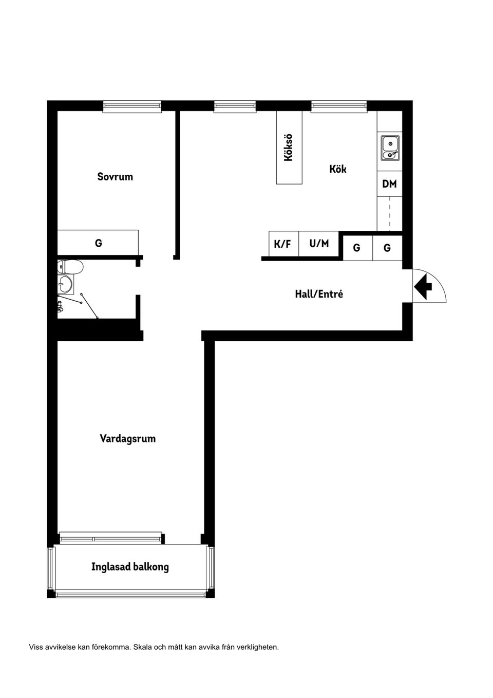 Bostadsrätt, Liedbergsgatan 41D, Centrum, Växjö