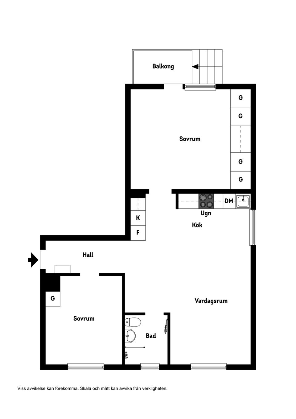Bostadsrätt, Höjdgatan 2, Skurholmen, Luleå
