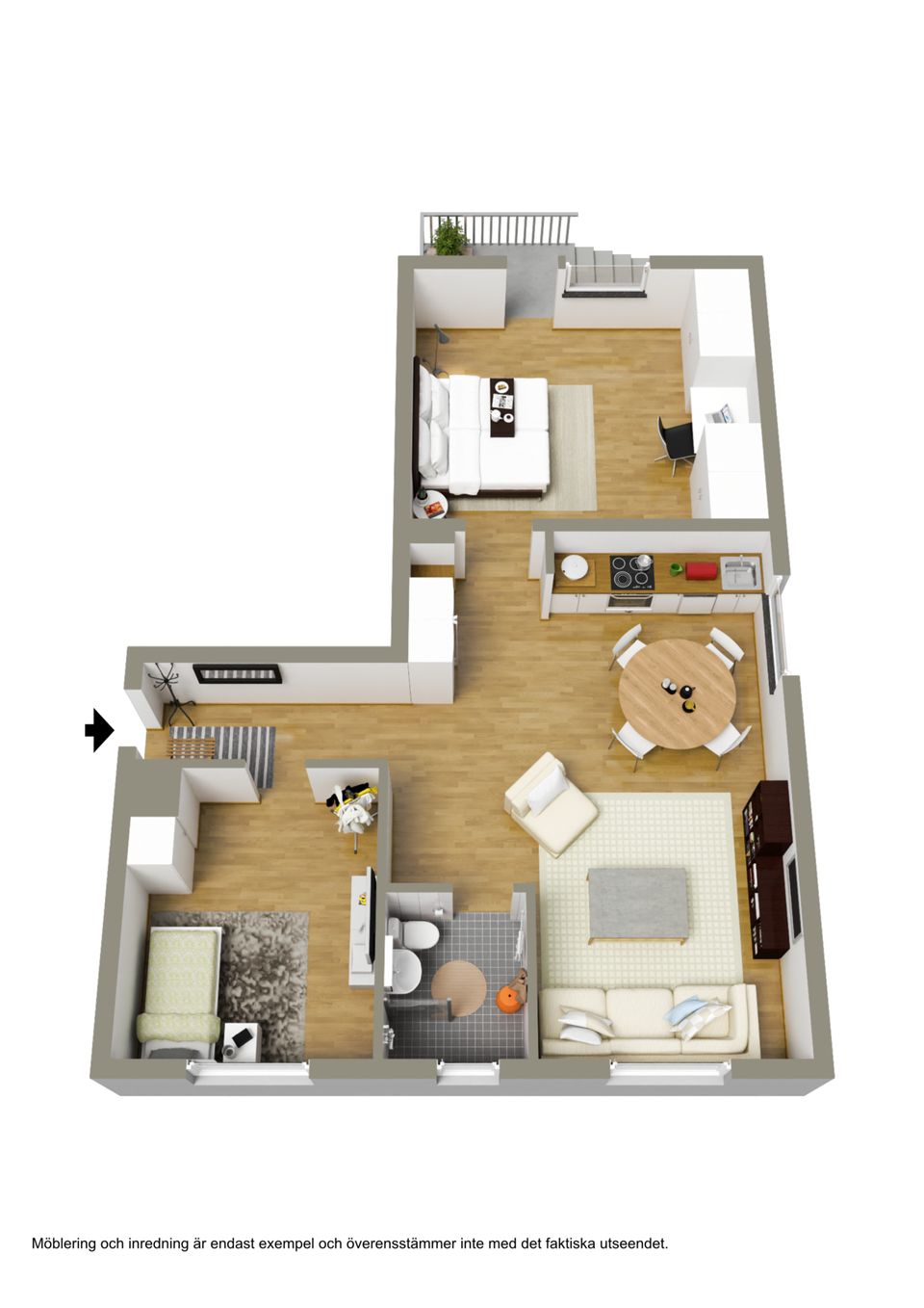 Bostadsrätt, Höjdgatan 2, Skurholmen, Luleå