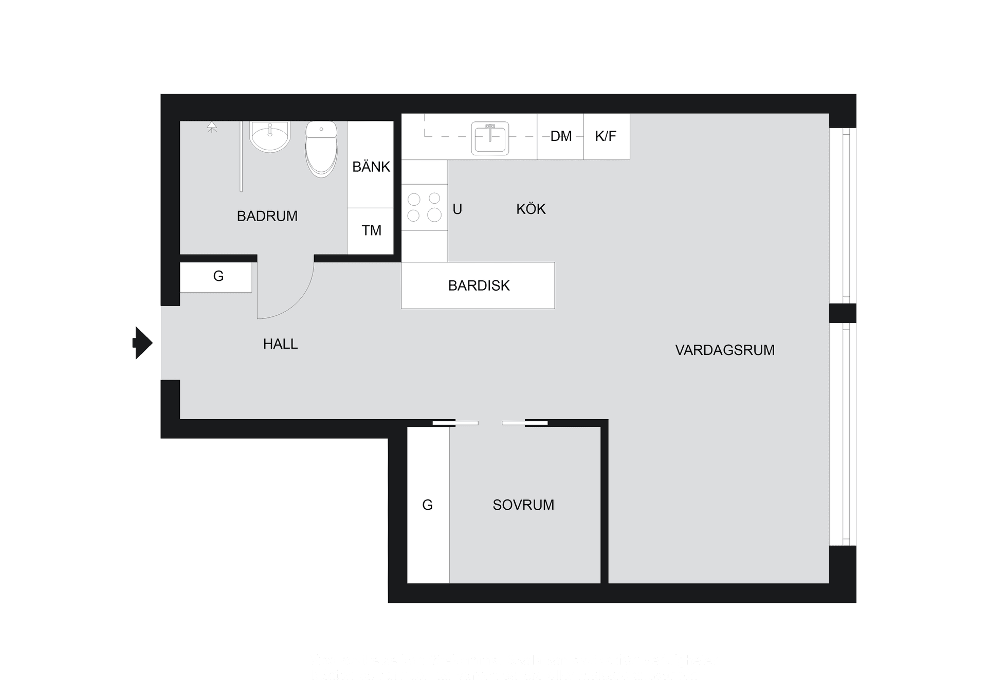 Bostadsrätt, Blekholmsterrassen 7, 3tr, Norrmalm - Kungsholmen - City, Stockholm
