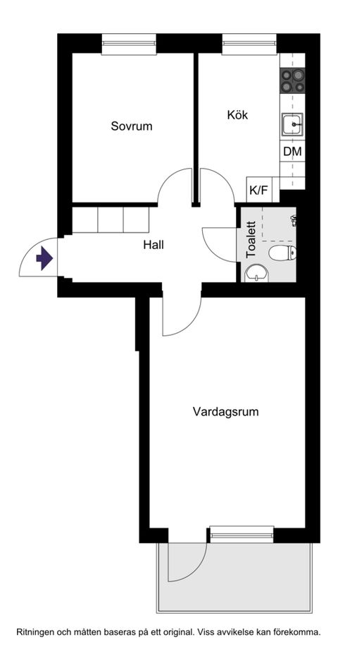 Bostadsrätt, Sadelmakaregatan 5B, Eneborg, Helsingborg
