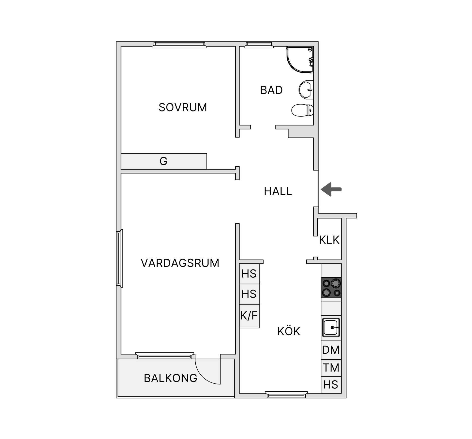Bostadsrätt, Grangärdesvägen 7A, Surte, Ale