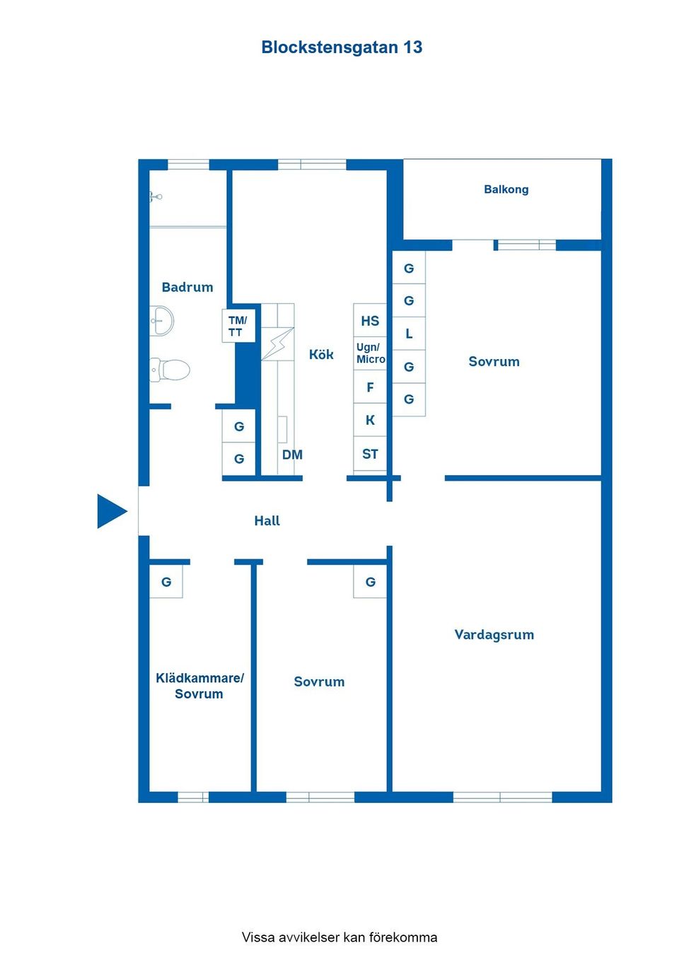 Bostadsrätt, Blockstensgatan 13, Vilbergen, Norrköping