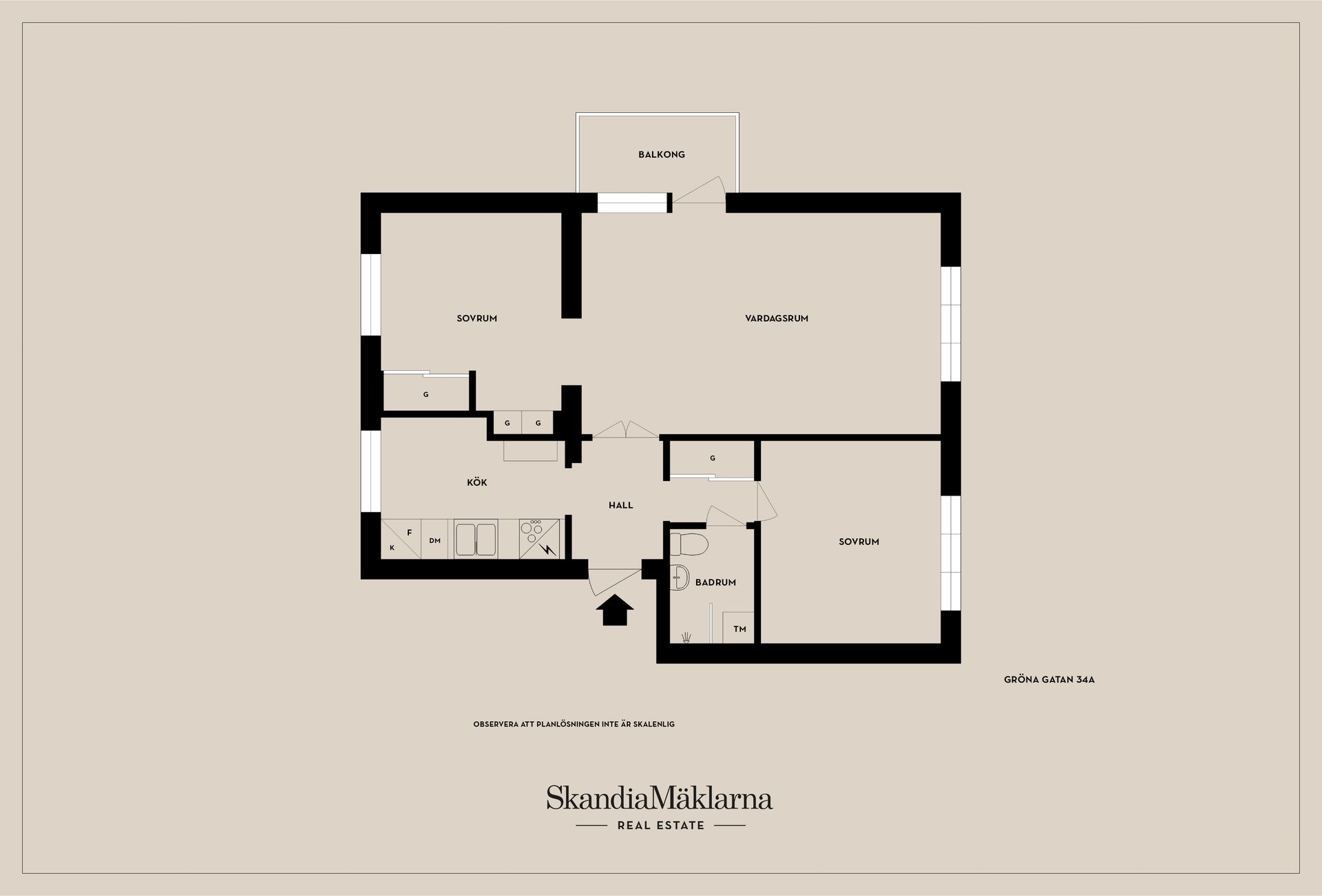 Bostadsrätt, Gröna gatan 34A, Torpa, Jönköping