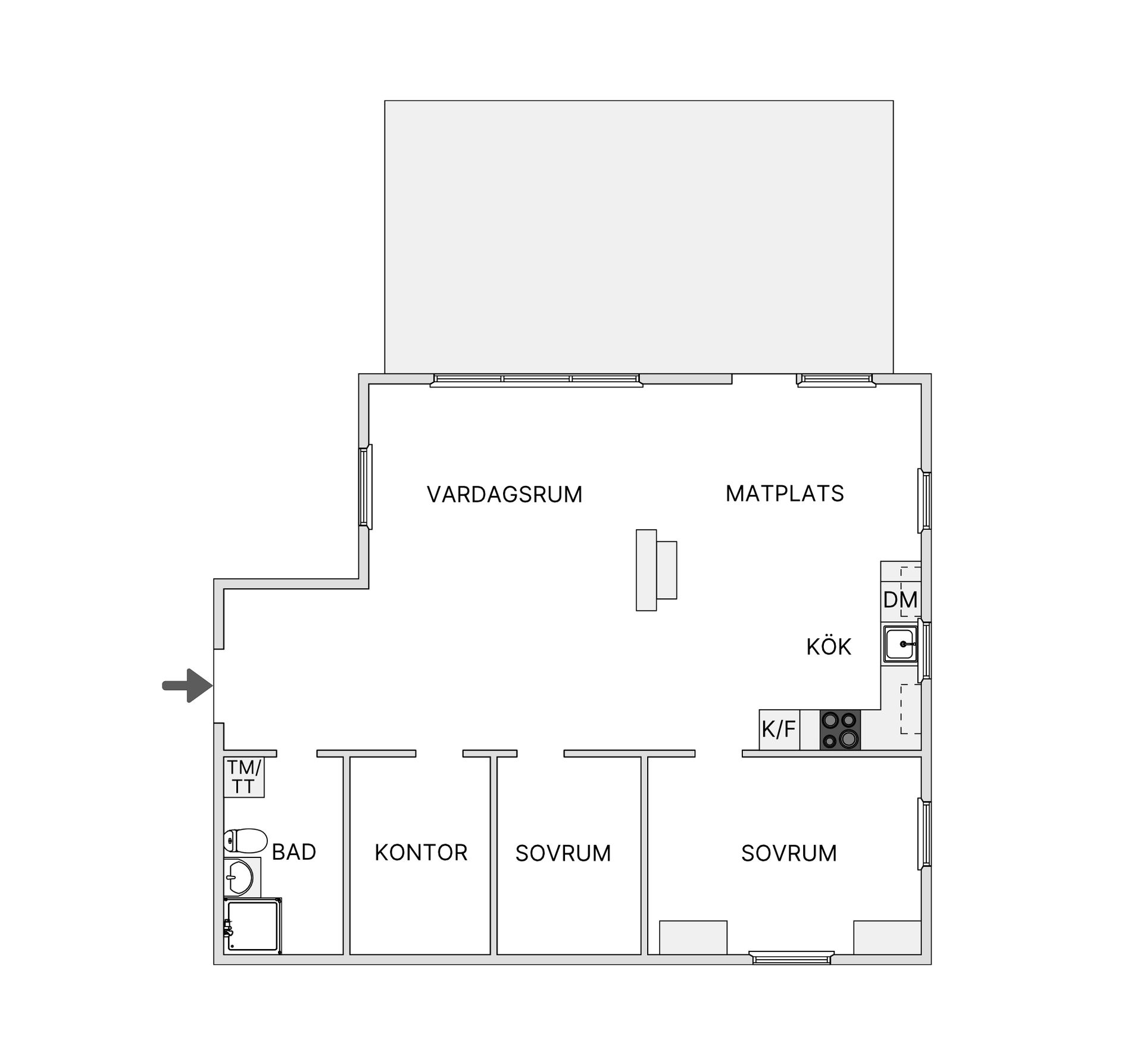 Fritidshus, Granvägen 3, Tallbacken, Ljungby