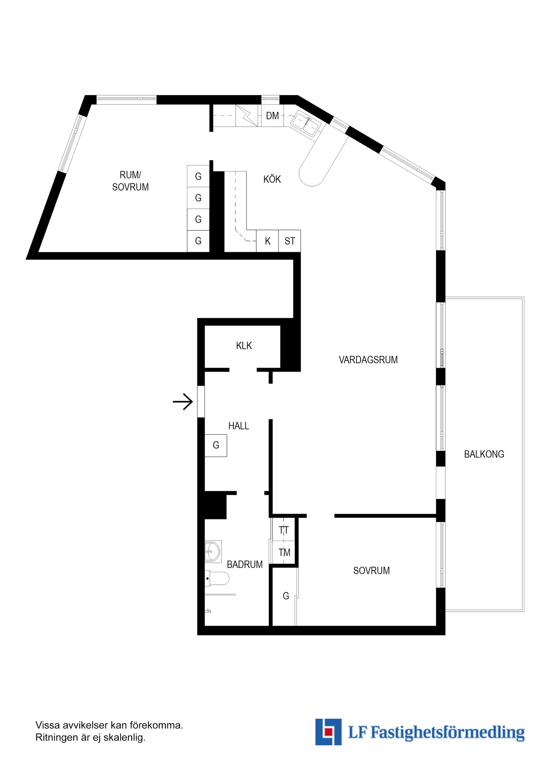 Bostadsrätt, Lomvägen 25D, Kärrdal, Sollentuna