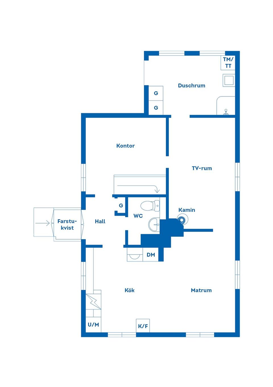 Villa, Flattom 133, Ramvik och Hälledal, Härnösand