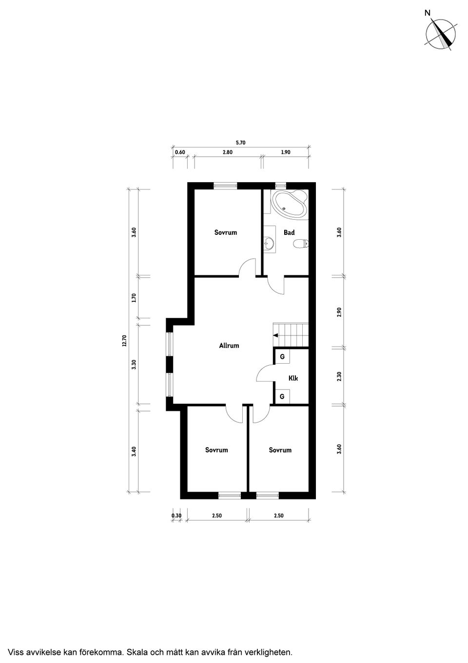 Villa, Södra Rågelundsvägen 12, Frillesås, Kungsbacka