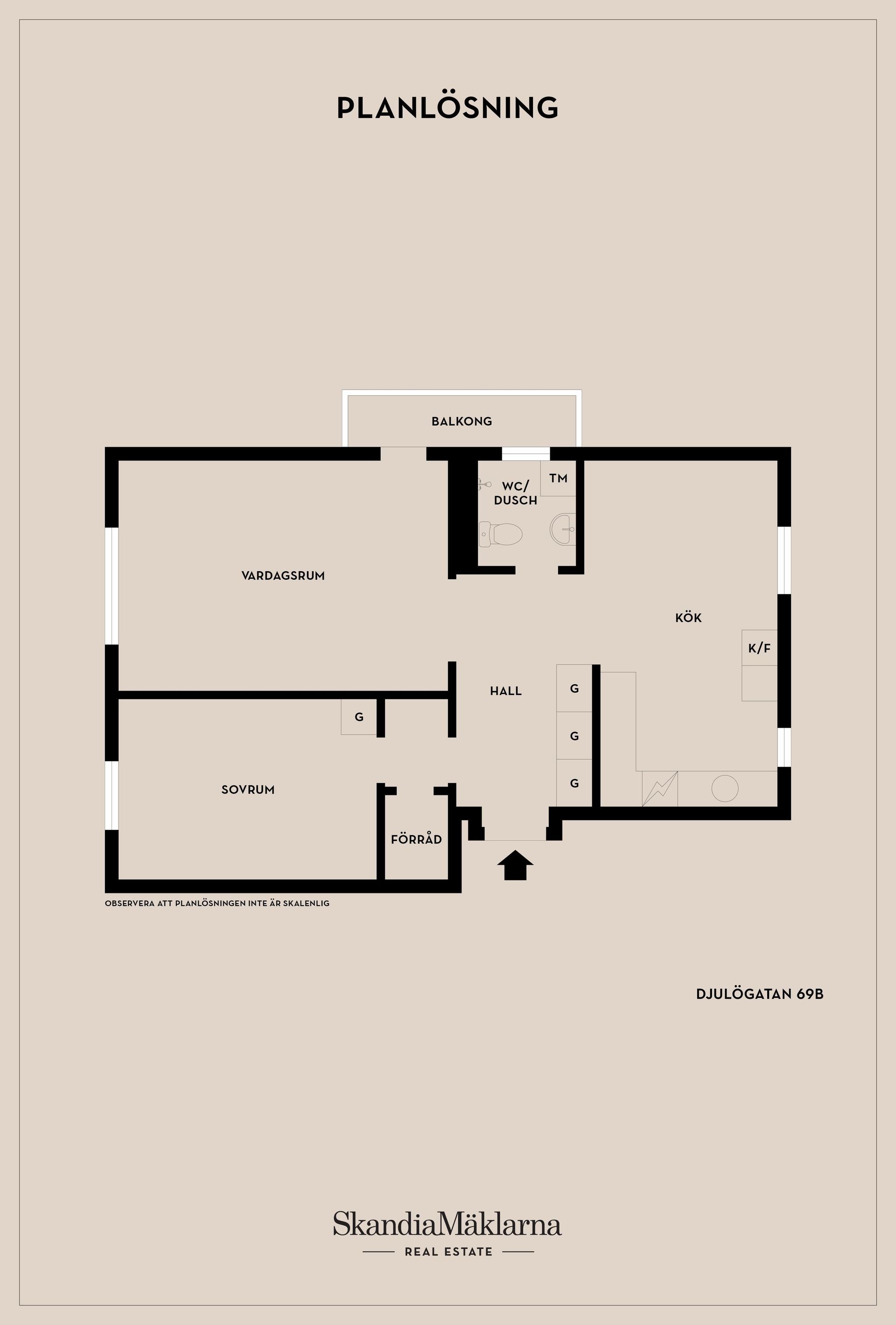Bostadsrätt, Djulögatan 69B, Öster, Katrineholm