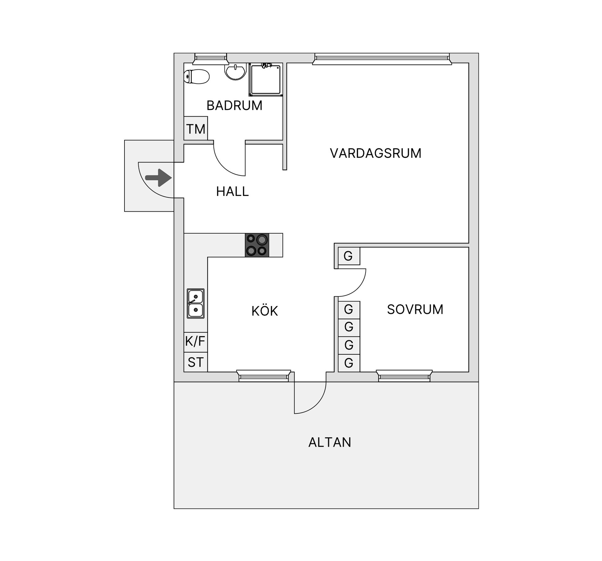 Bostadsrätt, Gribbylundsvägen 70B, Gribbylund, Täby