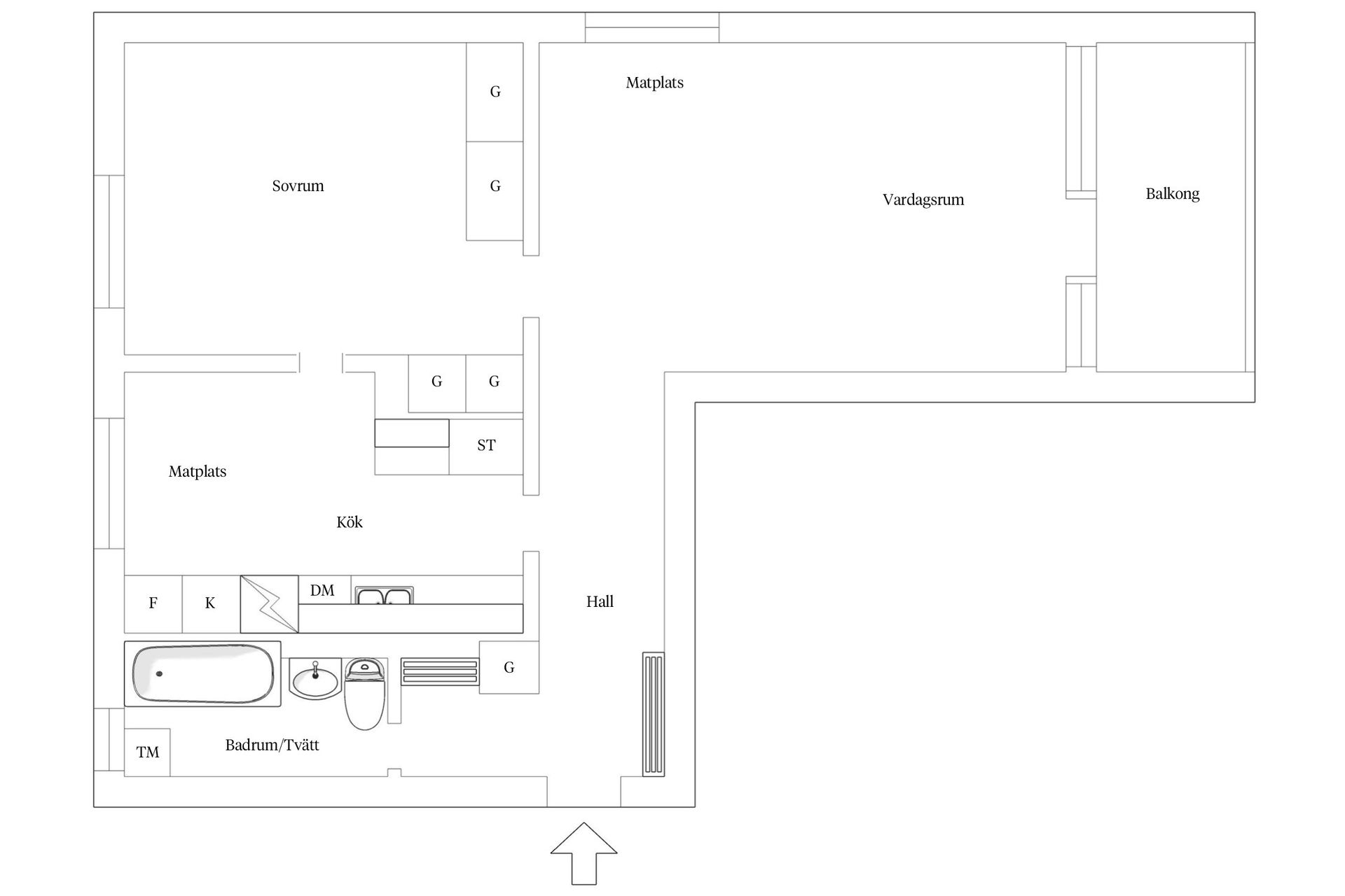 Bostadsrätt, Ängsrogatan 8A, Mariebo, Jönköping