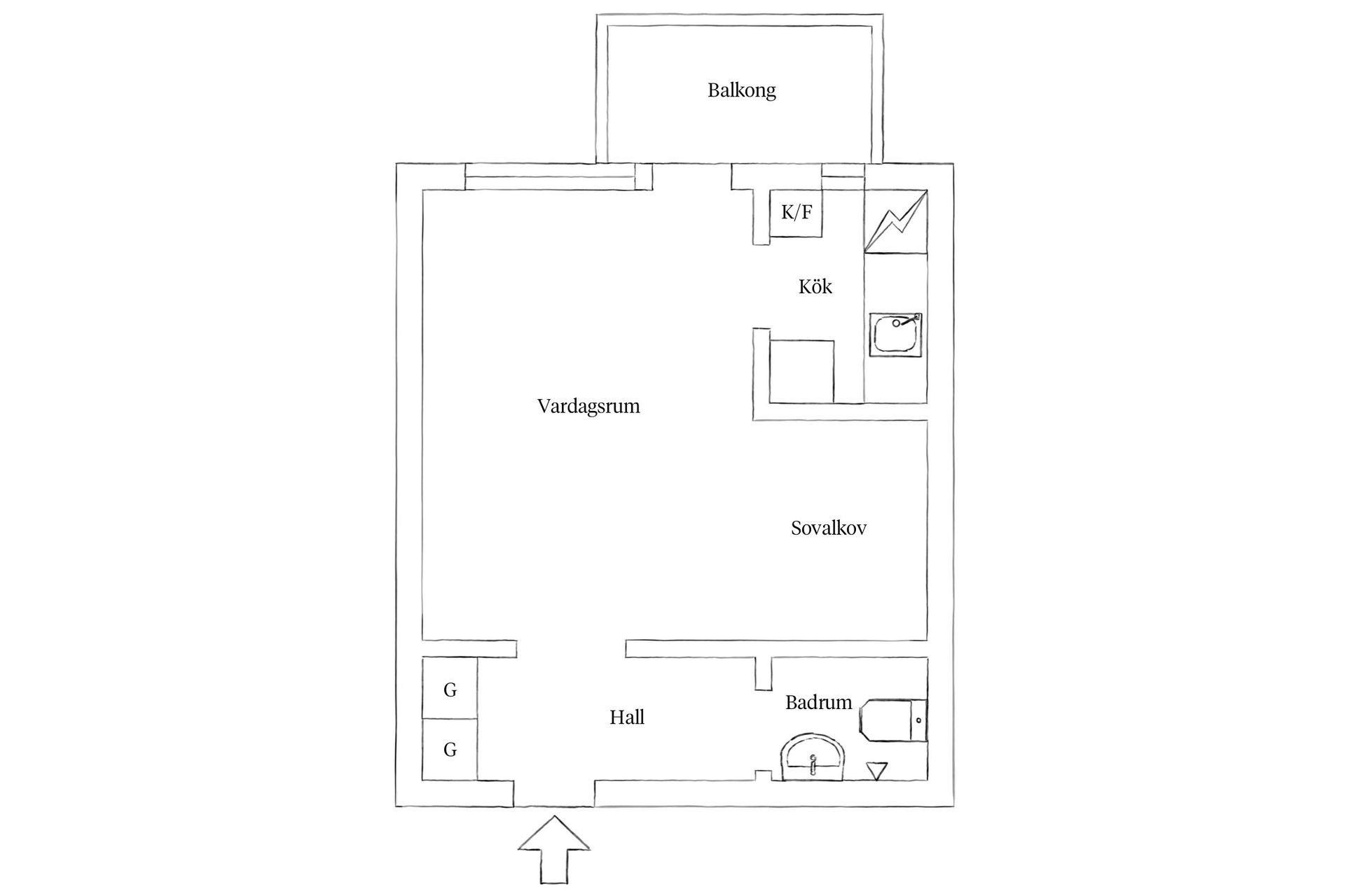Bostadsrätt, Toppsegelsgatan 1, Majorna, Göteborg