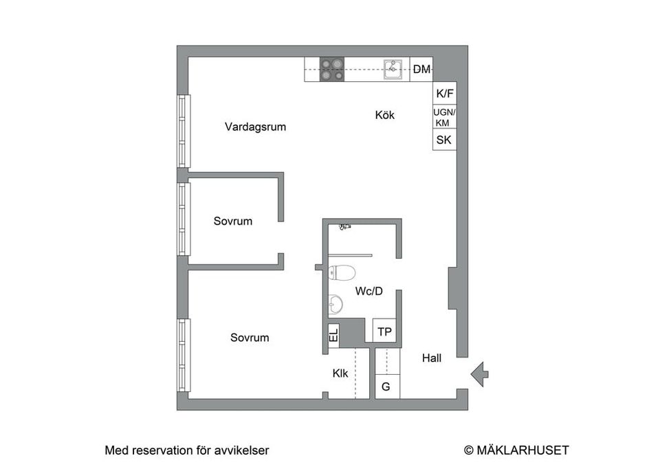 Bostadsrätt, Vattugatan 6, Centrala Sundbyberg, Sundbyberg