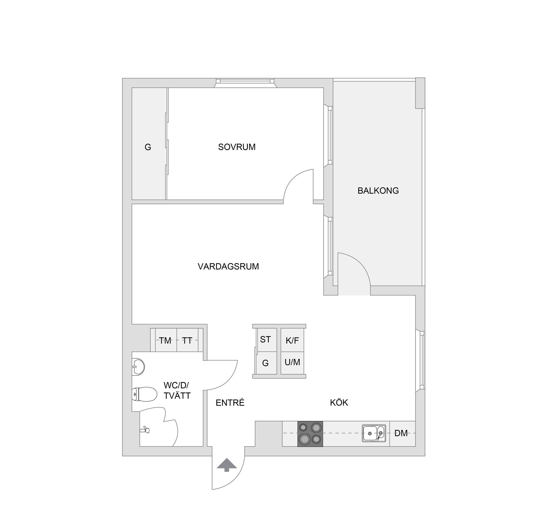 Bostadsrätt, Packhusallén 8B, Tullholmsviken, Karlstad