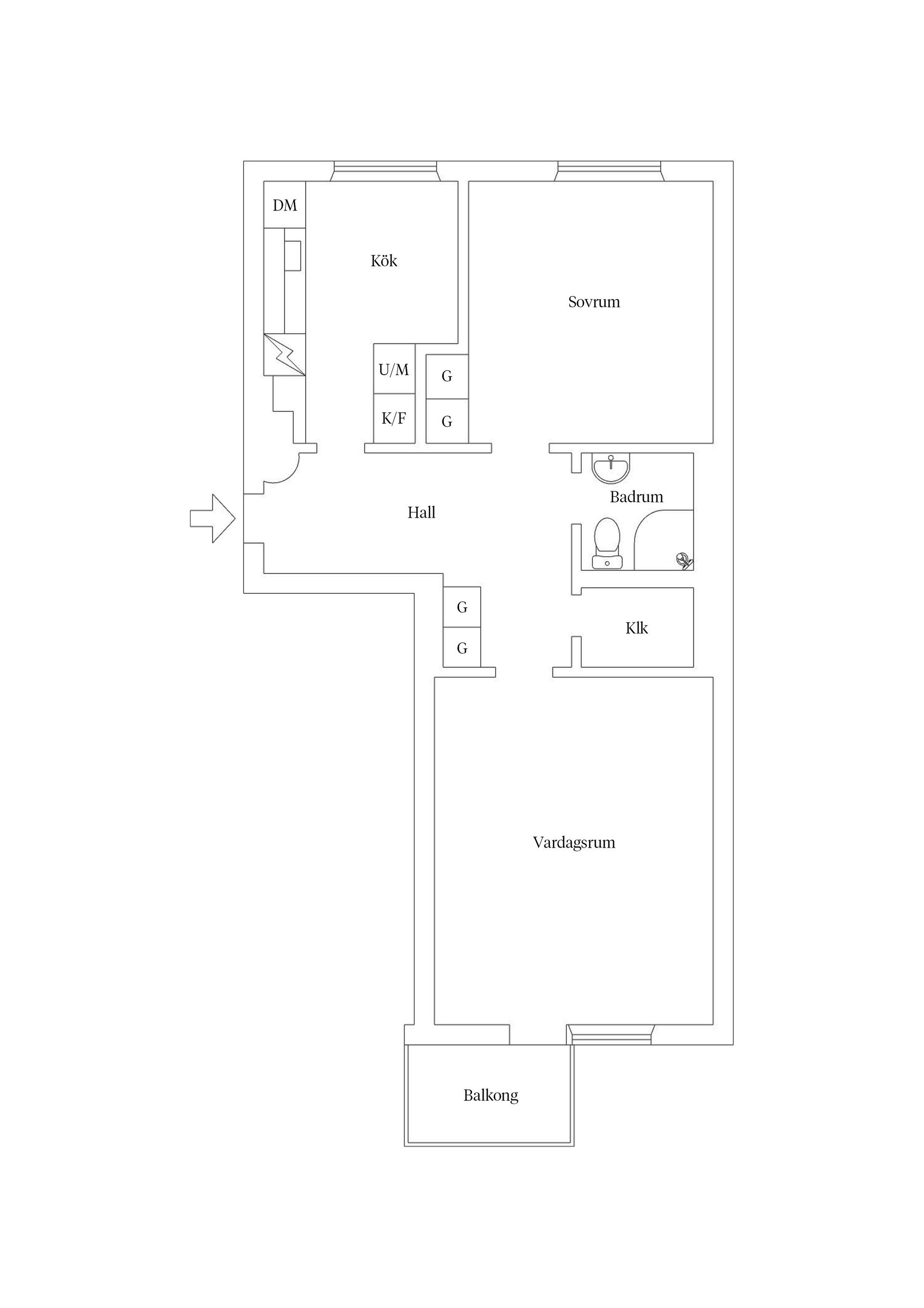 Bostadsrätt, Norrtäljegatan 20B, Fålhagen, Uppsala