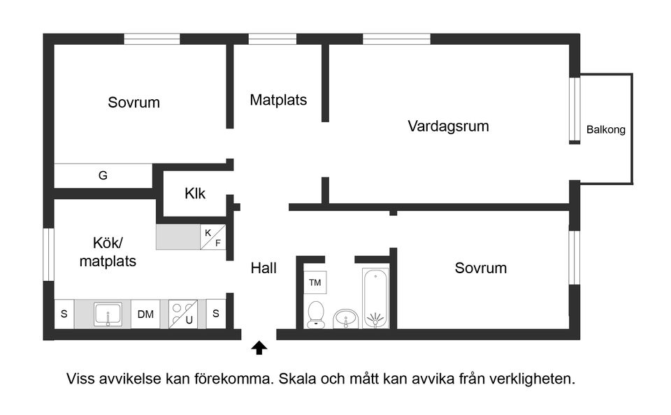 Bostadsrätt, Kyrkogatan 9 C, Katrineholm