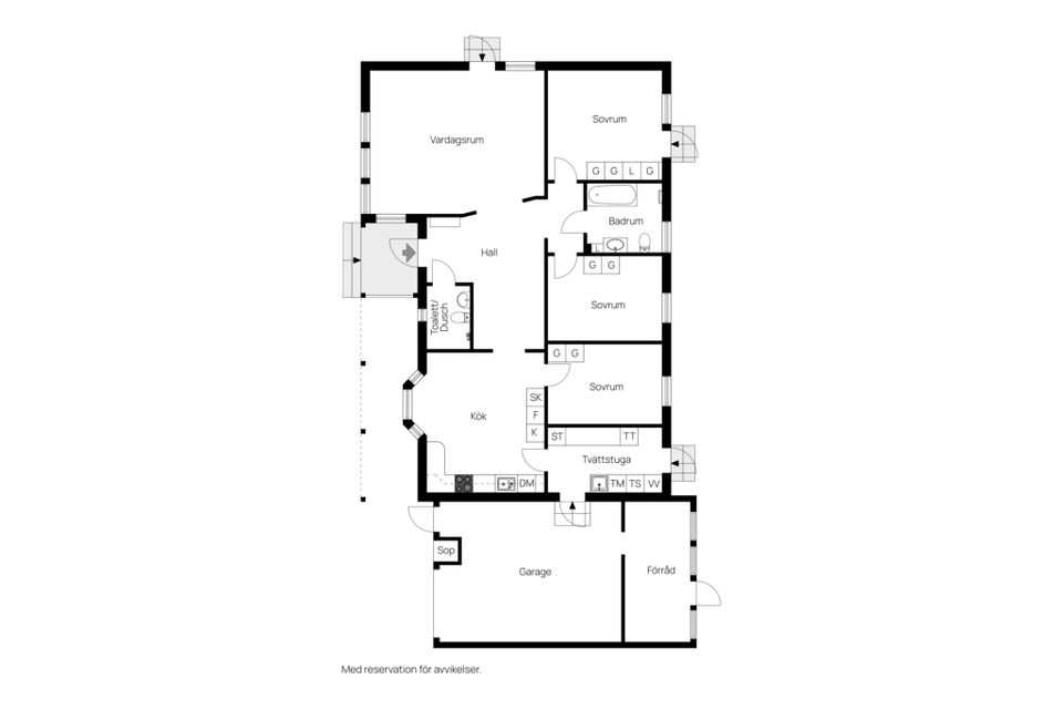 Villa, Rangatan 13C, Nedre Mösseberg, Falköping