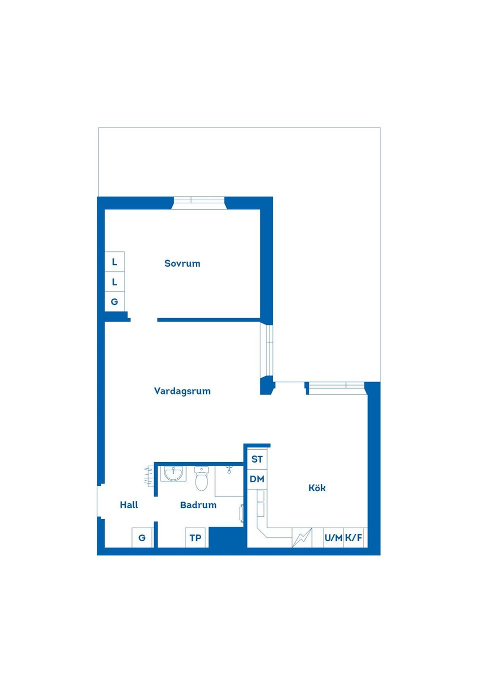 Bostadsrätt, Krouthéns gata 13, Vasastaden, Linköping