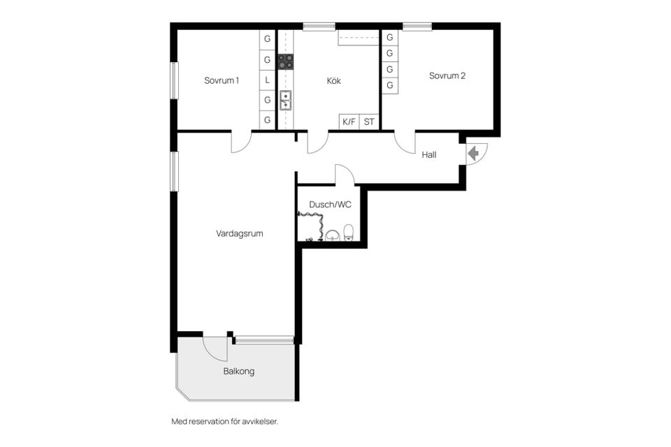 Bostadsrätt, Järnvägsgatan 7B, Lgh 1202, Frövi, Lindesberg