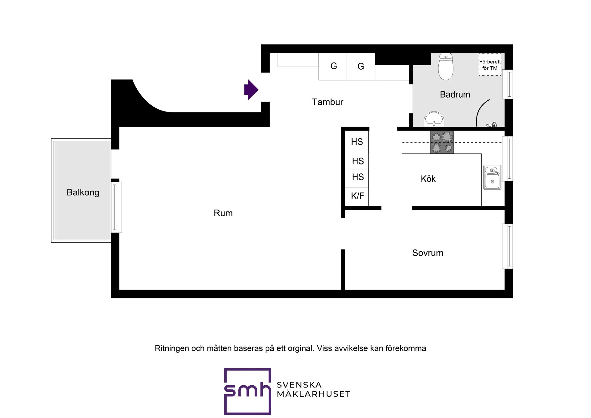 Bostadsrätt, Vävstolsvägen 5 2tr, Bromma / Brommaplan, Stockholm
