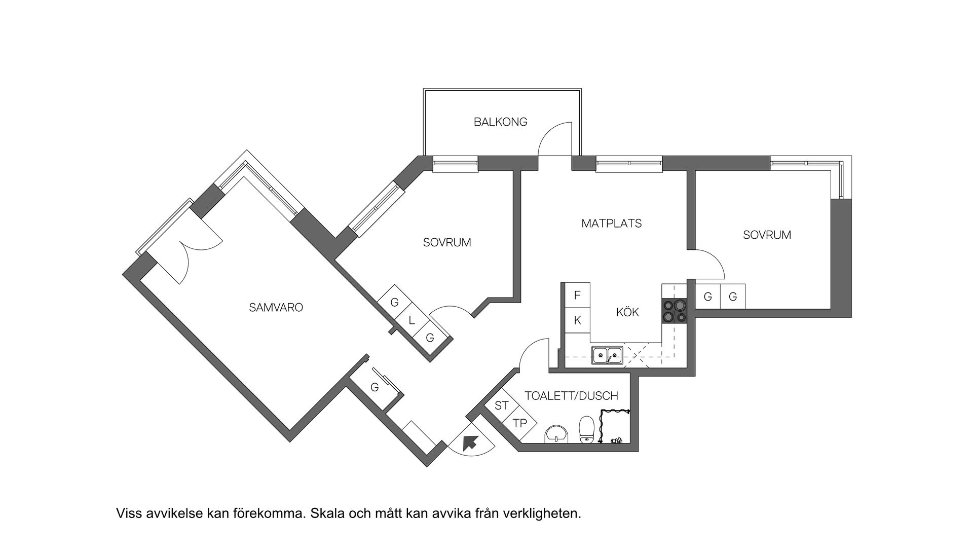 Bostadsrätt, Målargränd 3H, Teg, Umeå