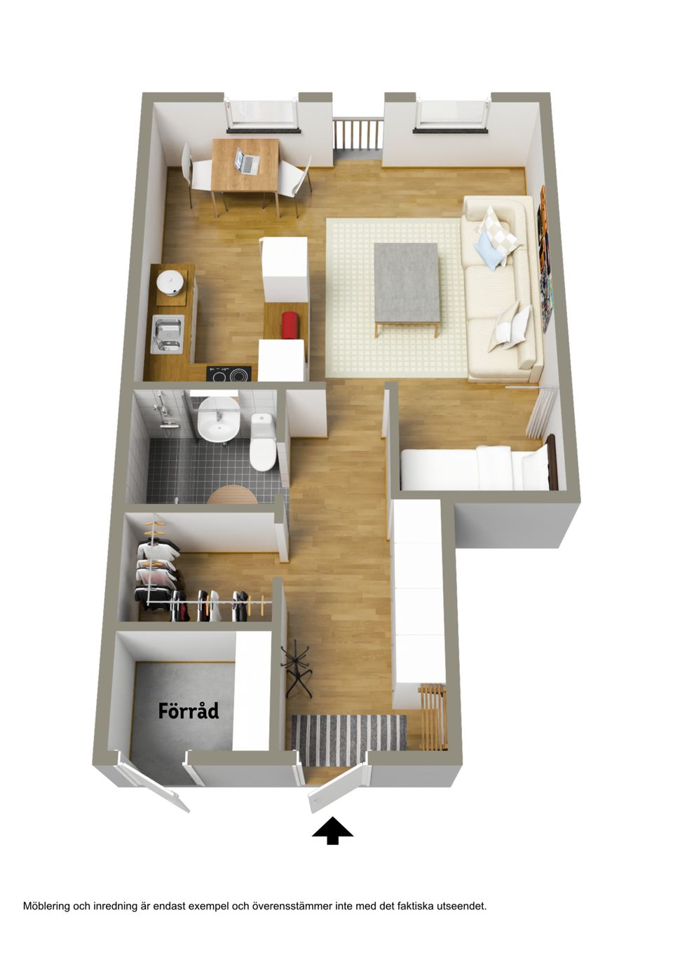 Bostadsrätt, Forskarvägen 45B, Porsön, Luleå