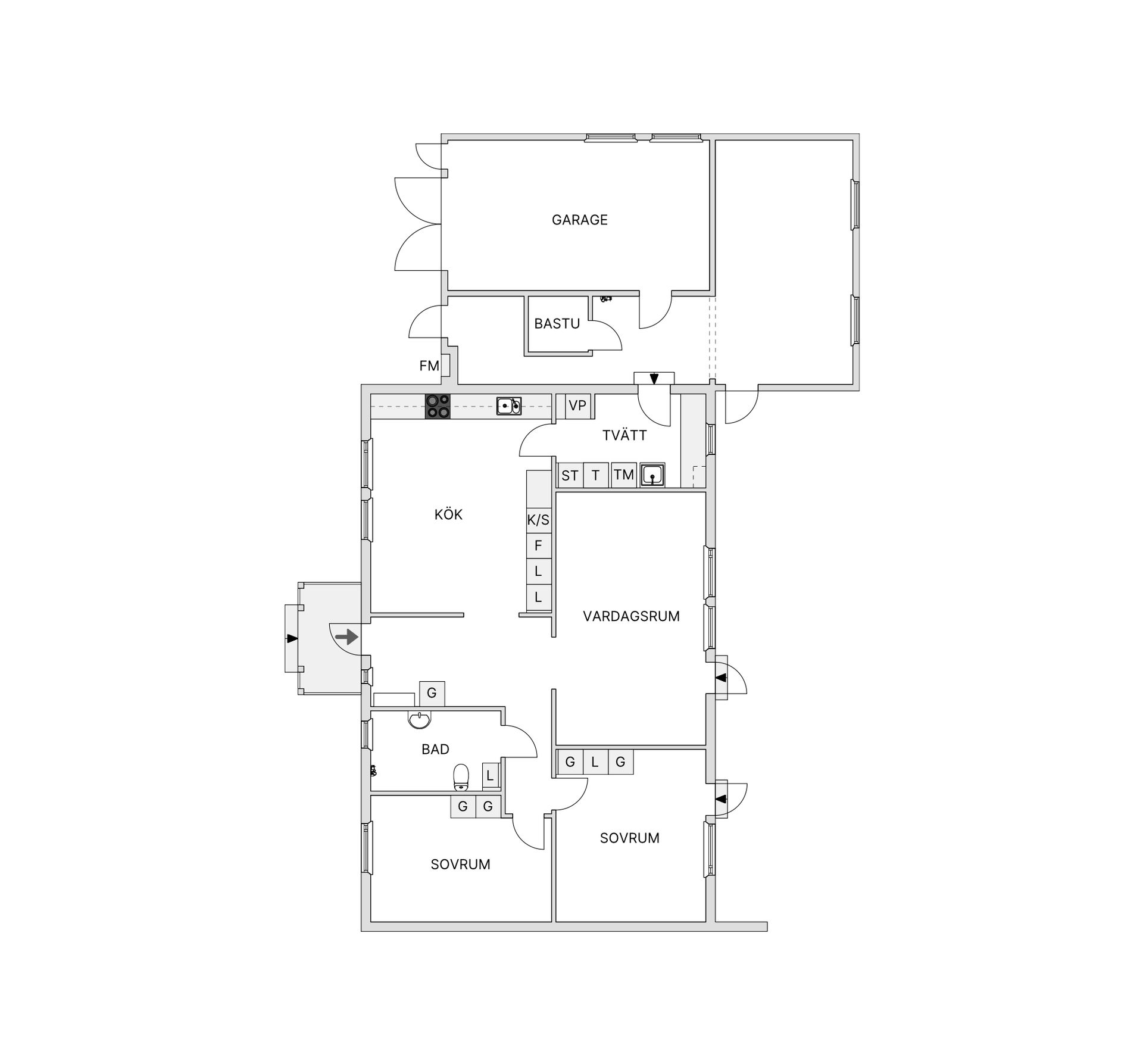 Villa, Silvers väg 1, Risögrund, Kalix