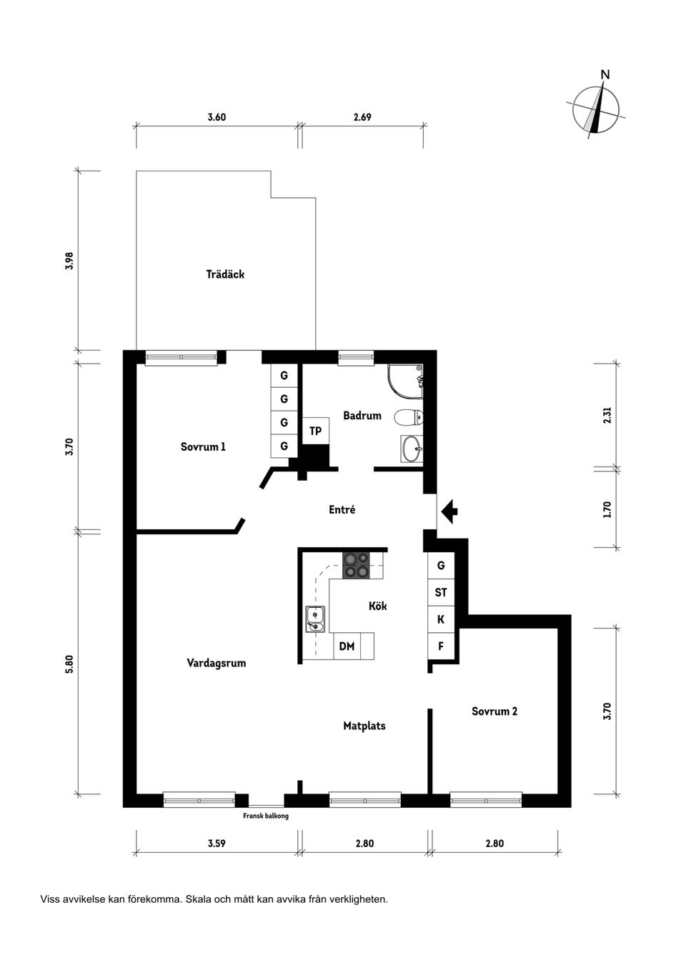 Bostadsrätt, Fredsgatan 17, Centrum, Nynäshamn