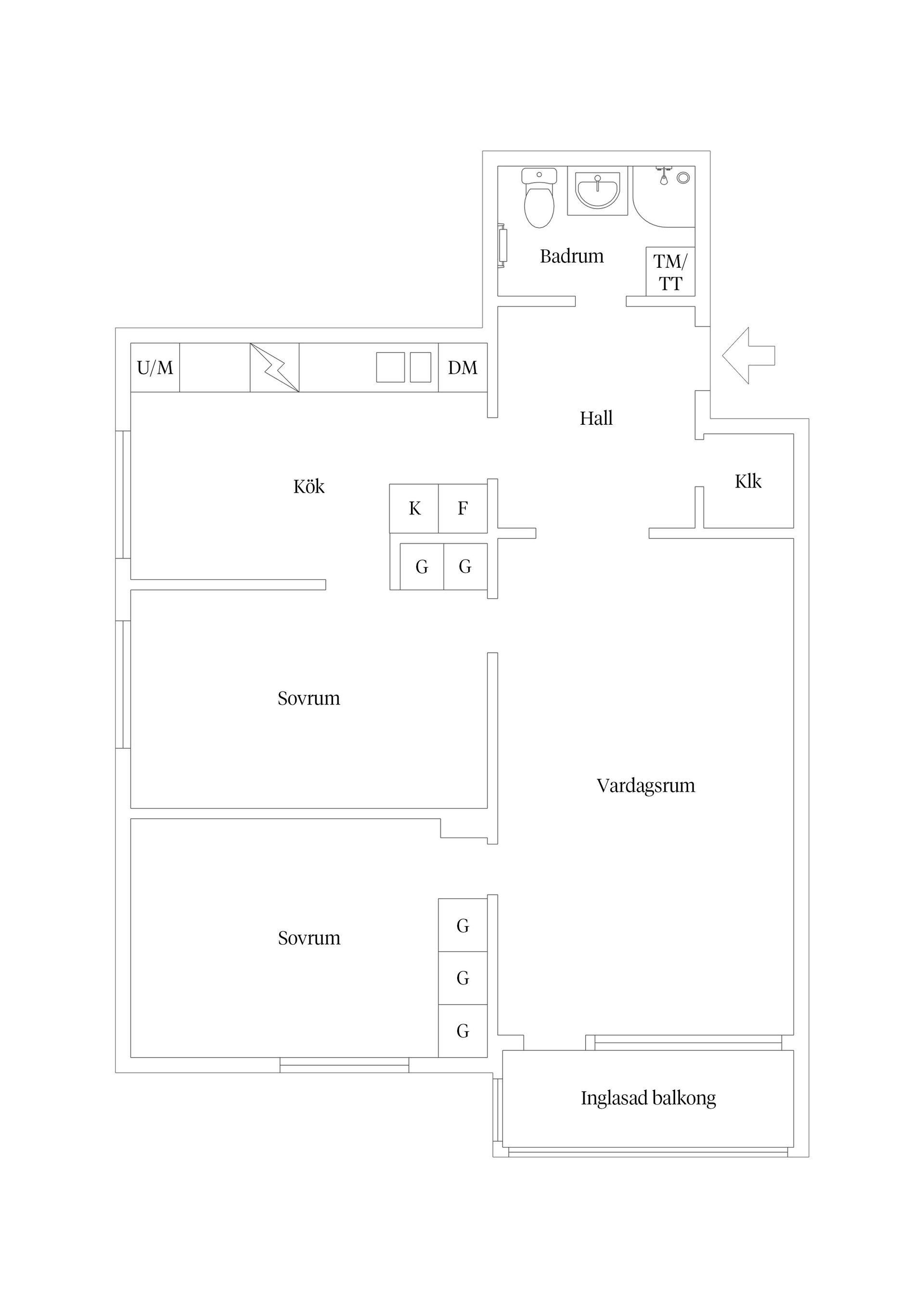 Bostadsrätt, Freskvägen 11, Söder, Östersund