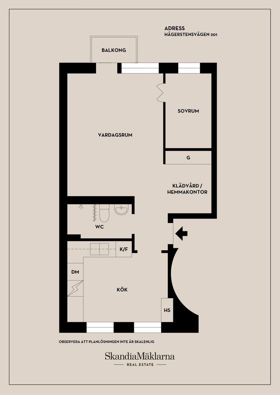 Bostadsrätt, Hägerstensvägen 201, Aspudden / Örnsberg, Stockholm