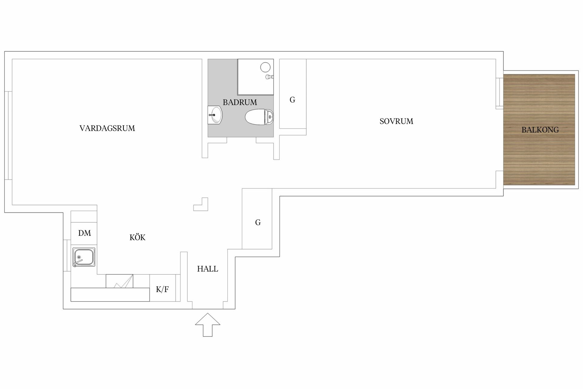 Bostadsrätt, Fjällgatan 3E, Gamla Masthugget, Göteborg