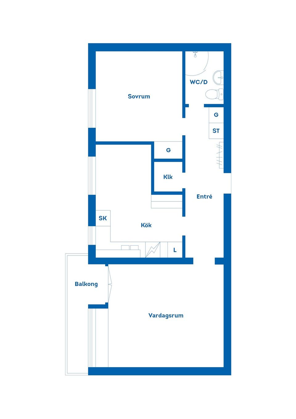 Bostadsrätt, Ringgatan 44D, Centrum, Sala