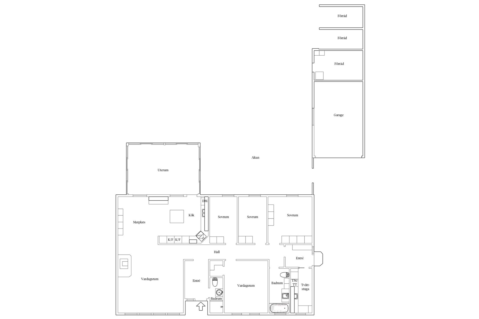 Villa, Gamla vägen 18, Västra Torup, Hässleholm