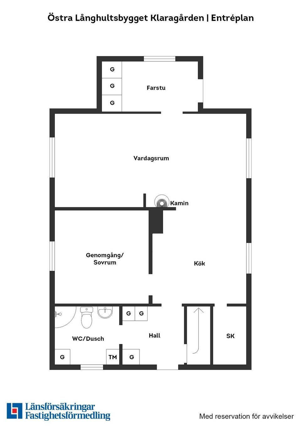 Gård/Skog, Östra Långhultsbygget Klaragården, Hishult, Laholm