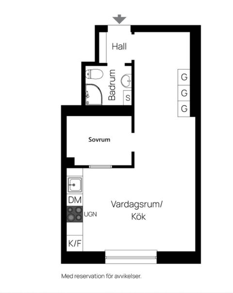 Bostadsrätt, Svarvargatan 18, Kungsholmen, Stockholm
