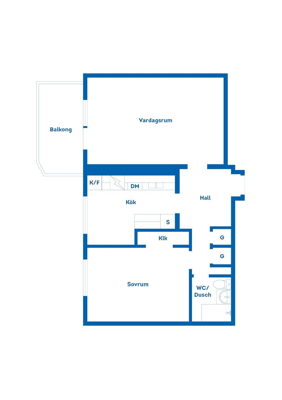 Bostadsrätt, Sparvgatan 1 C Lgh 1102, Osby - Centralt, Osby