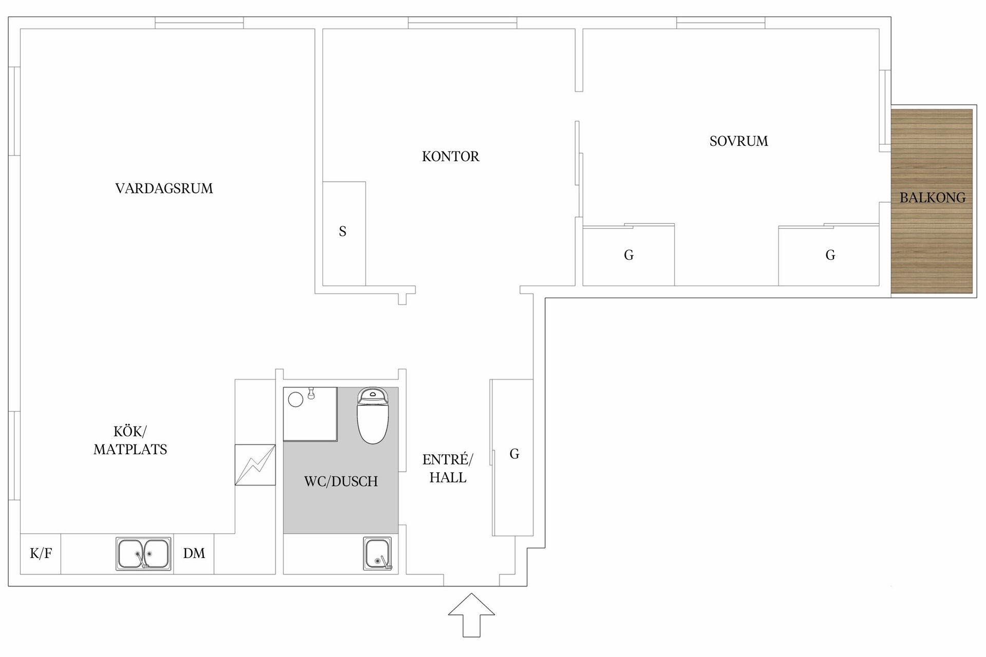 Bostadsrätt, Rådhusgatan 76B, Centralt, Östersund