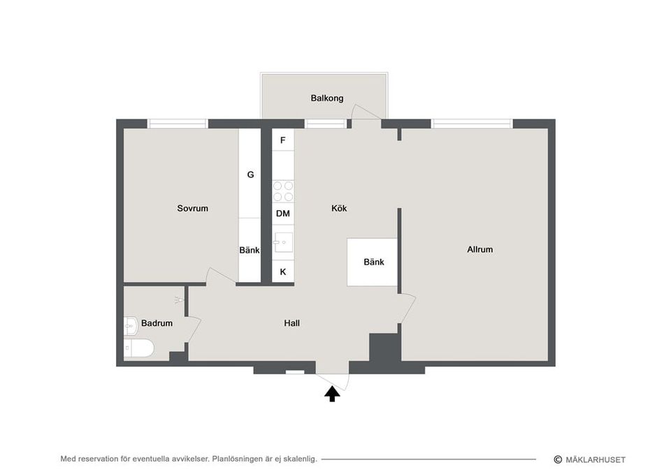Bostadsrätt, Backgatan 23 F, Simrishamn