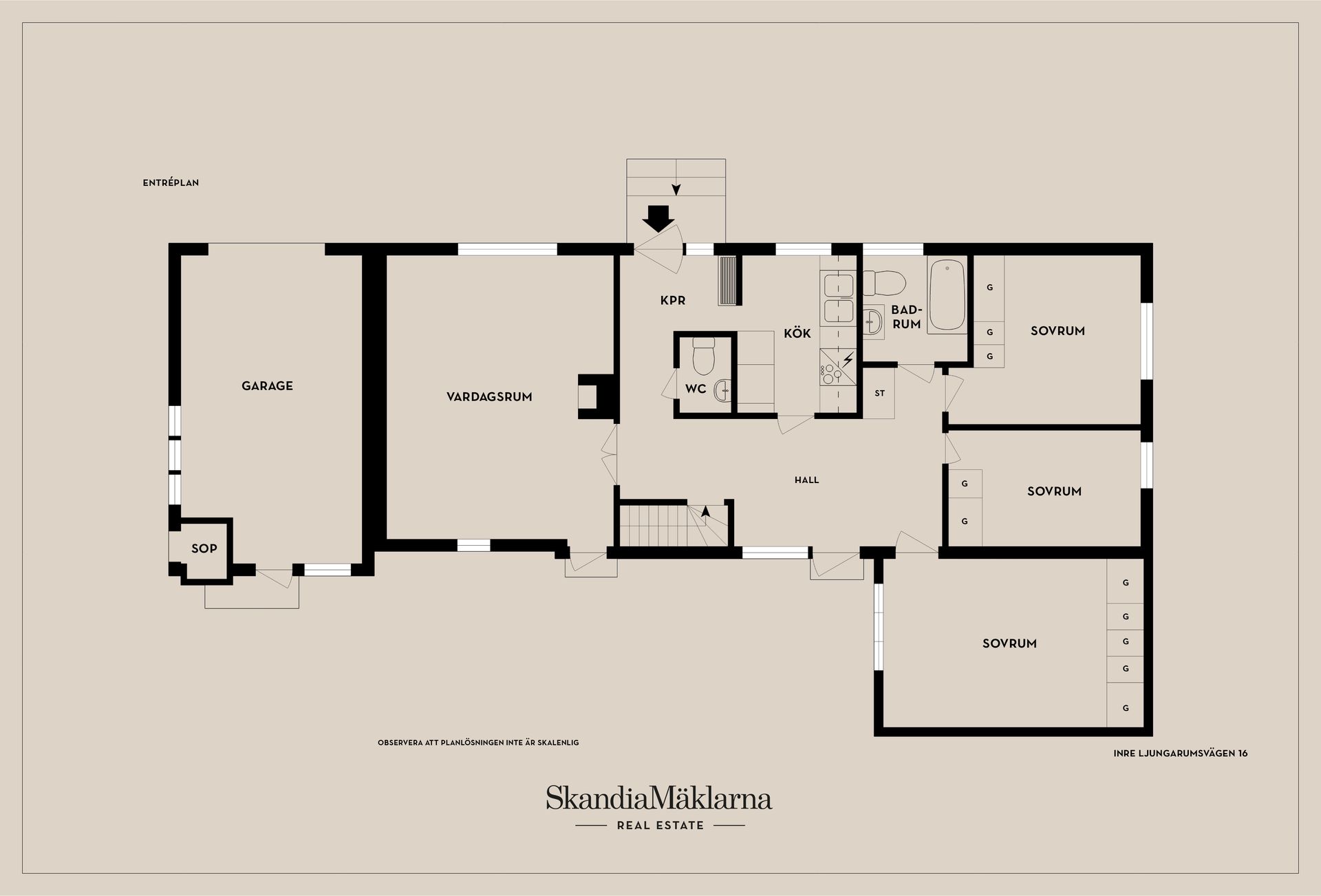 Villa, Inre Ljungarumsvägen 16, Jönköping