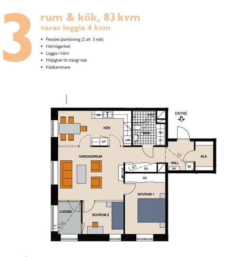Bostadsrätt, Borgarfjordsgatan 21A, Kista, Stockholm