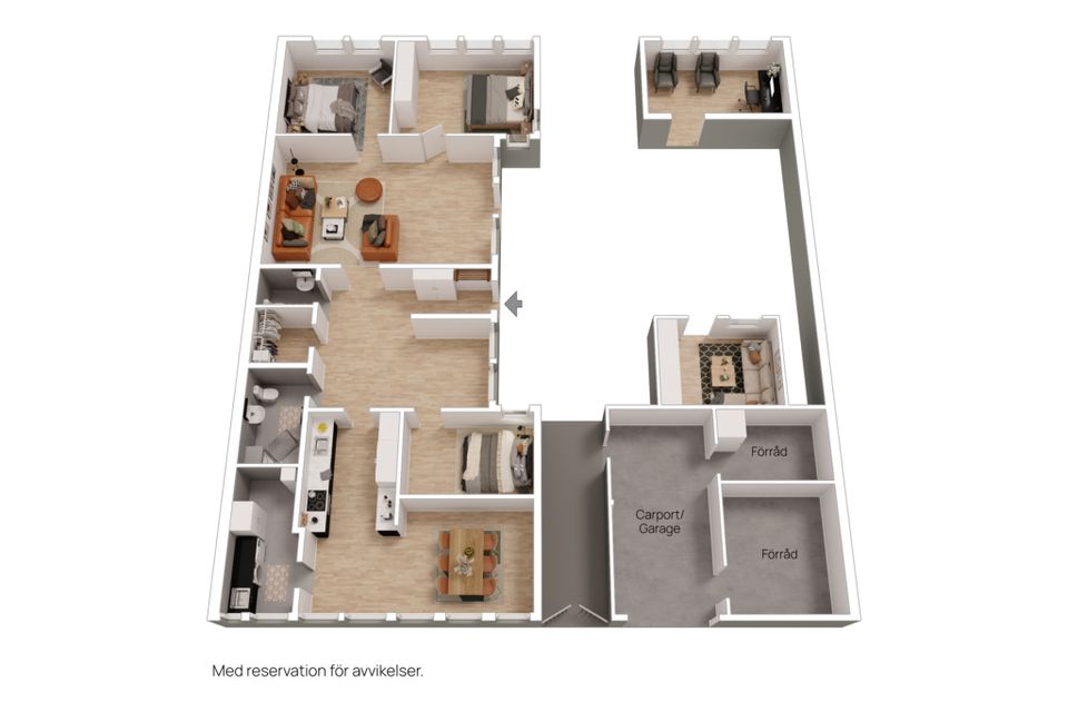 Radhus, Storskogsvägen 28, Norby, Uppsala