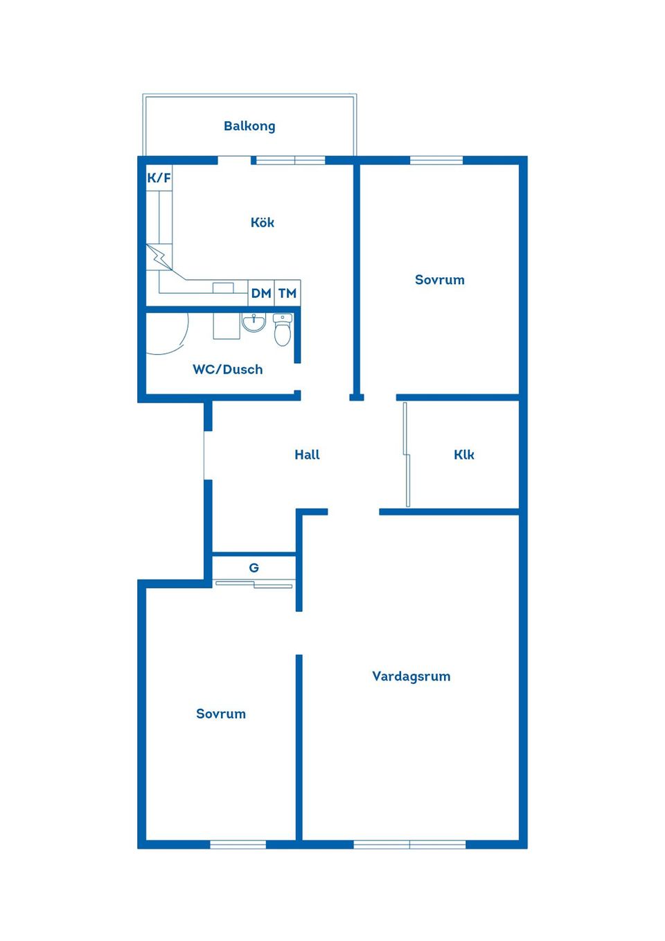 Bostadsrätt, Hemmansvägen 3, Kallinge, Ronneby