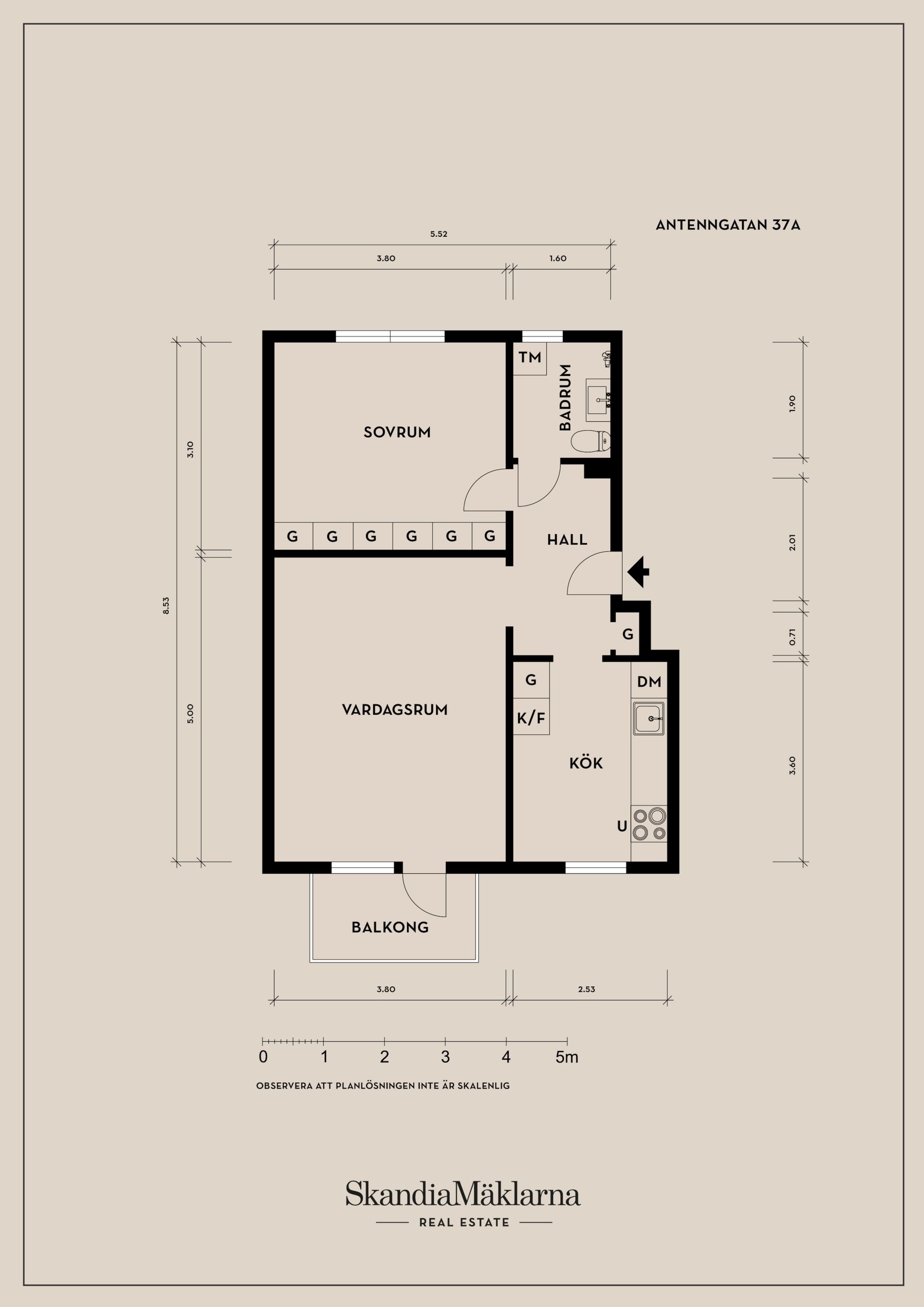 Bostadsrätt, Antenngatan 37A, Järnbrott, Göteborg
