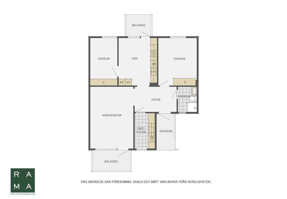 Bostadsrätt, Evavägen 32G, Kristianstad