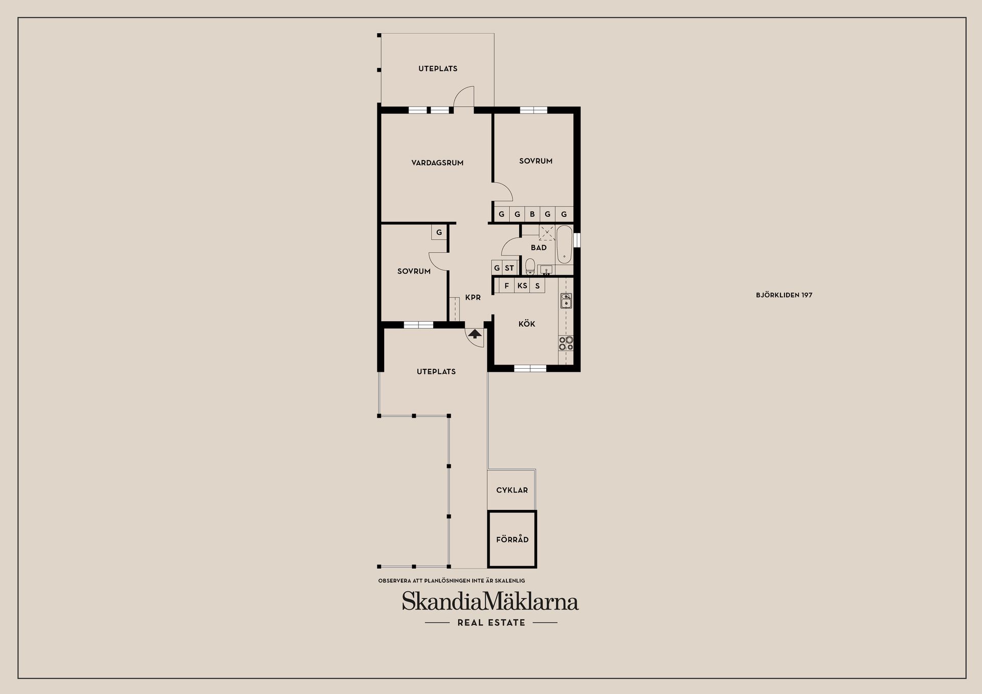 Bostadsrätt, Björkliden 197, Malmslätt, Linköping