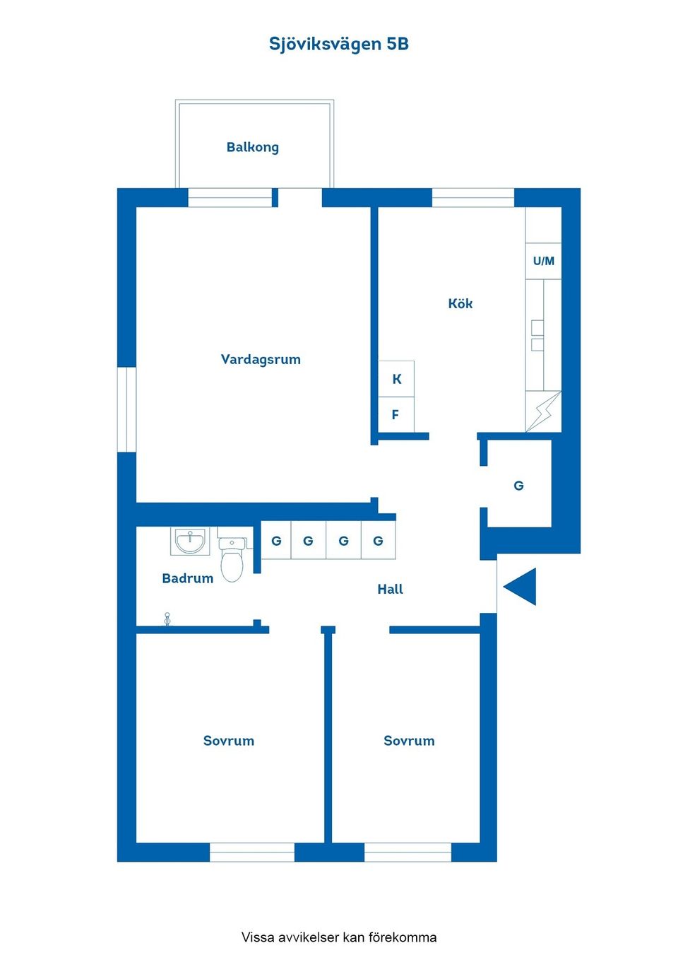 Bostadsrätt, Sjöviksvägen 5B, Finspångs tätort, Finspång