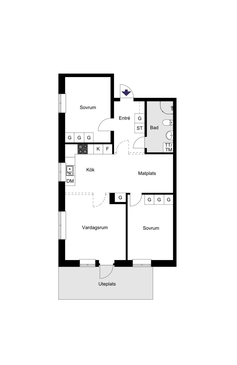 Bostadsrätt, Ormingeringen 62A, Västra Orminge, Nacka