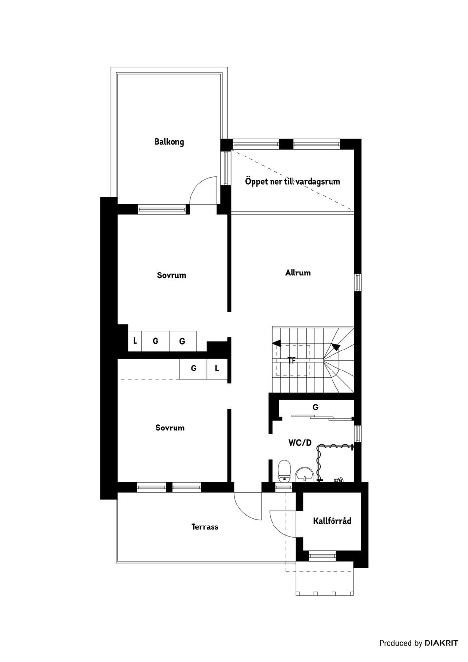 Villa, Radhus, Handbollsvägen 7, Brandholmen, Nyköping