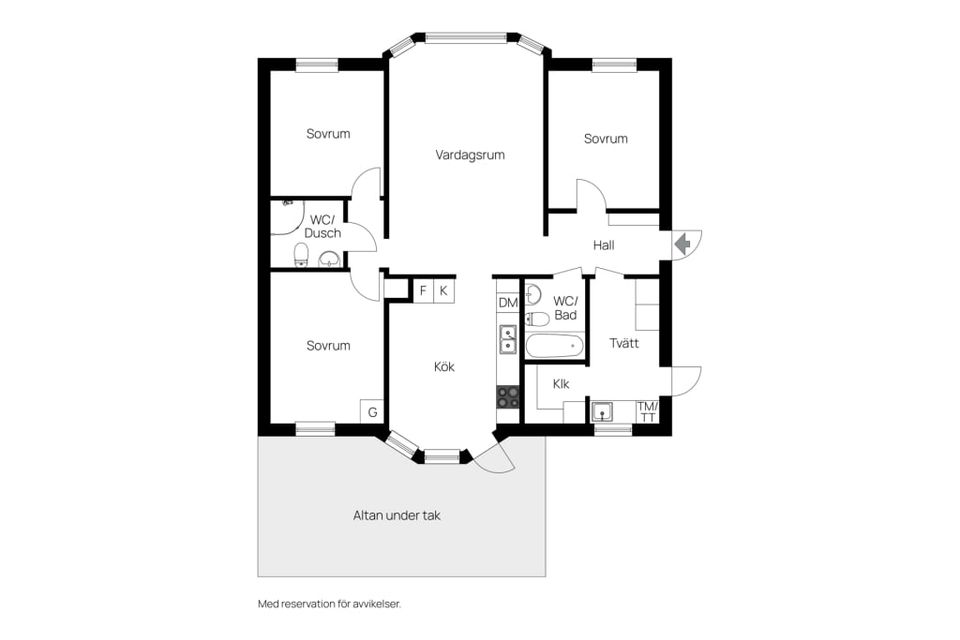 Radhus, Fröjdegårdsvägen 25, Stenhammar, Lidköping